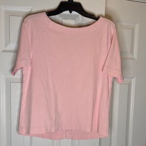 Women's Pink Top with buttons down back